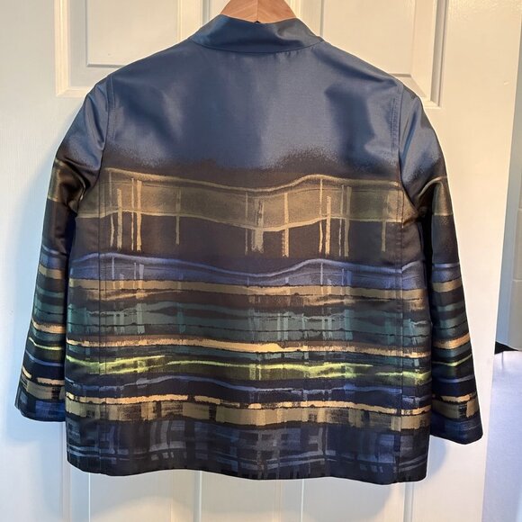 Lafayette 148 NY Aegean multicolored jacket - Picture 3 of 11